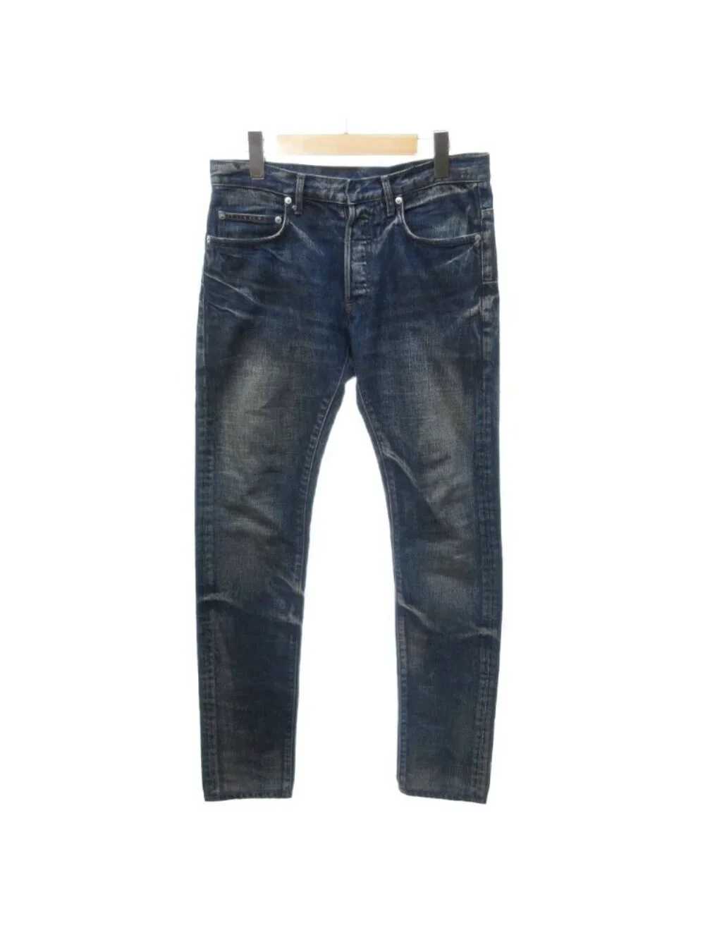 Dior Homme Fuel to Fire Skinny Denim Kris Van Assche Era Jeans Faded Distressed